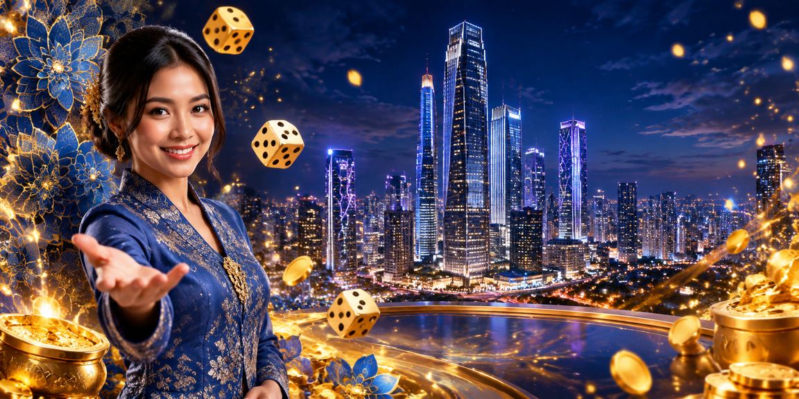 Wanita memakai baju kurung bermain dadu di Kuala Lumpur