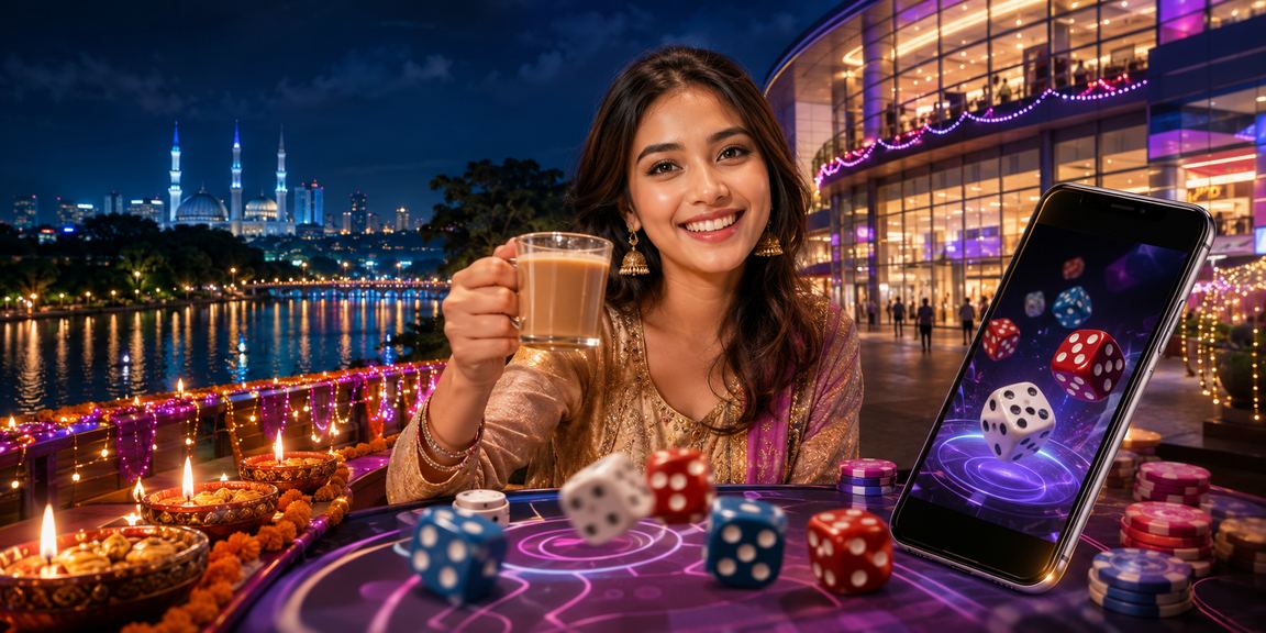 Pemain Selangor menikmati permainan dadu dan slot dalam talian di telefon mereka